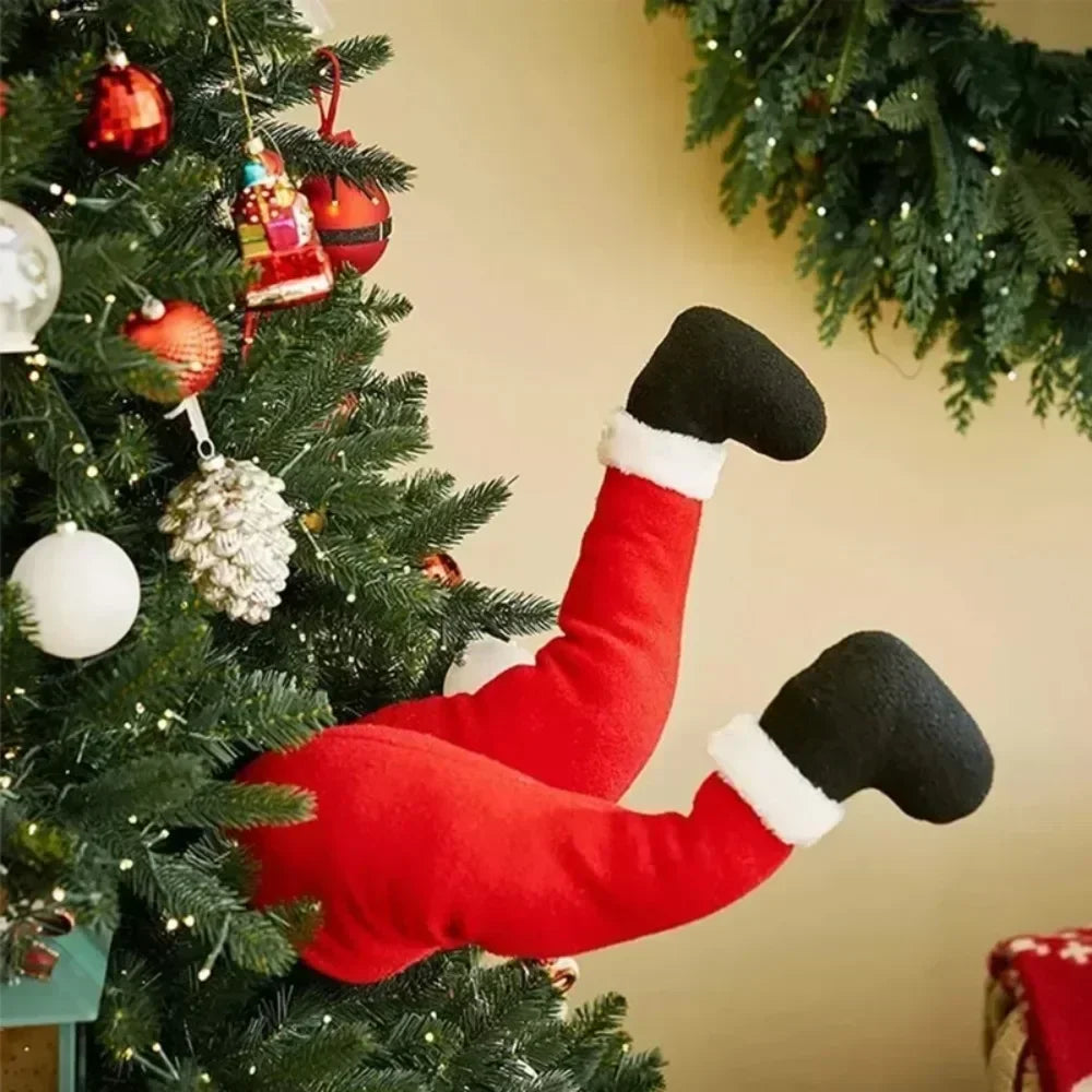 SantaLegs - Kerstdecoratie met de Benen van de Kerstman