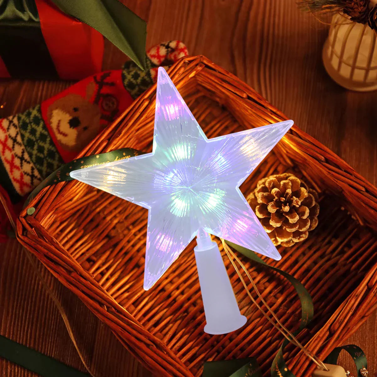 BrightStar - Luminous Star for the Top of the Christmas Tree
