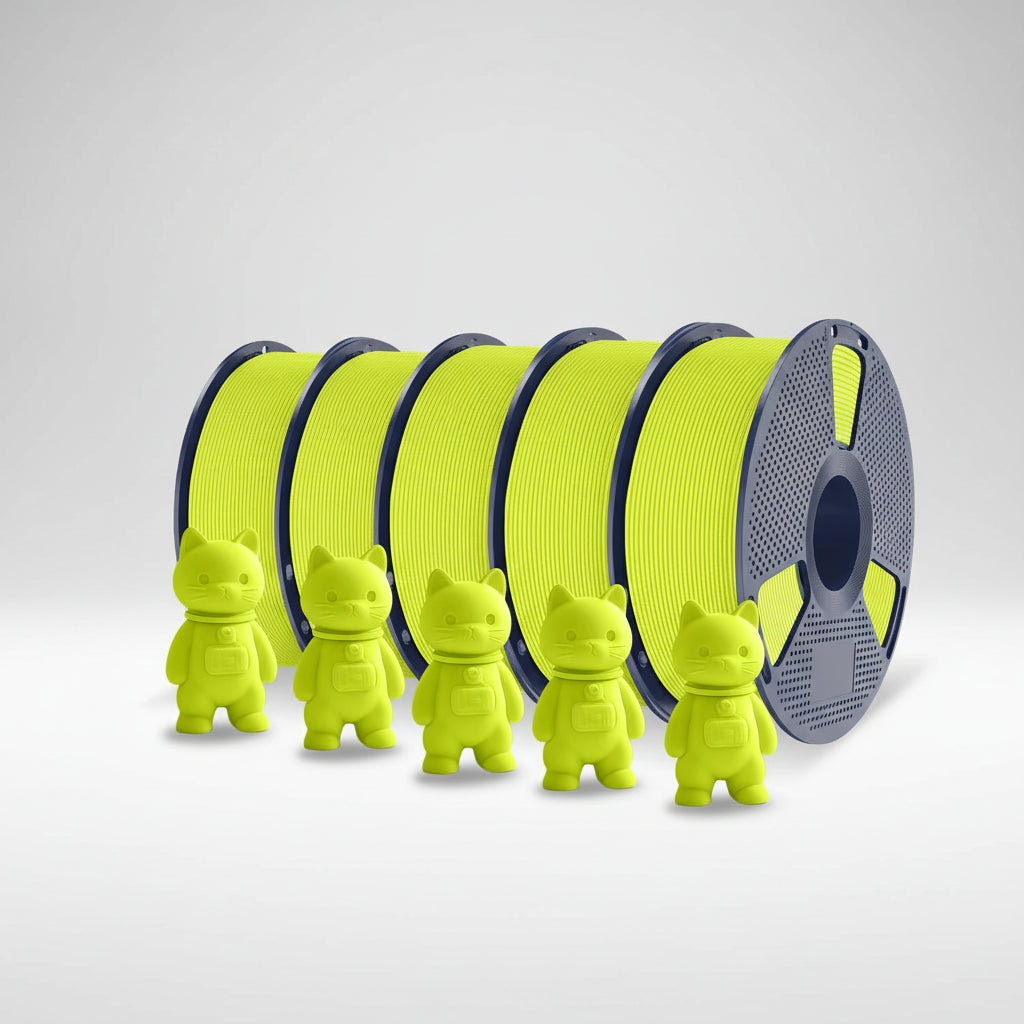 PLA Matte 3D Filament FDM Printers Colorful Environmentally Friendly Materials