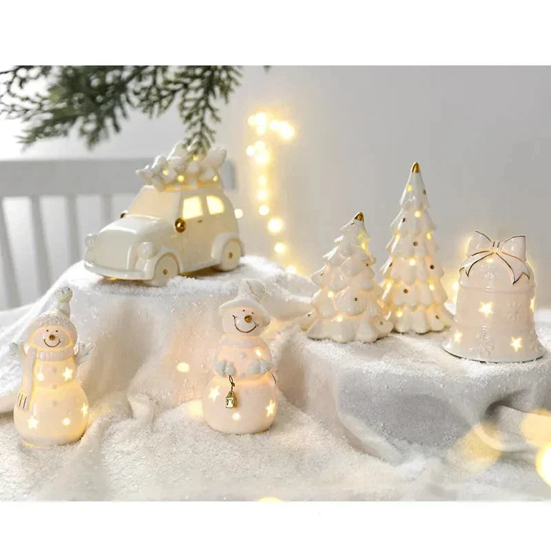 SnowGlow - Illuminated Ceramic Snowman
