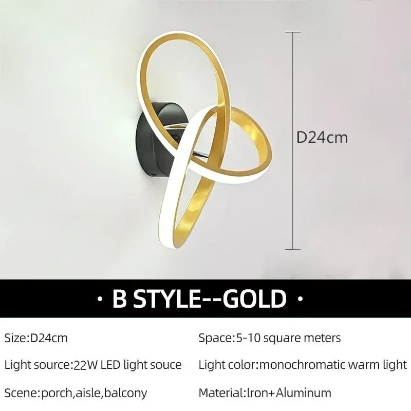 LumiLine - LED Wall Lamp and Ceiling Light for Bedroom and Living Room