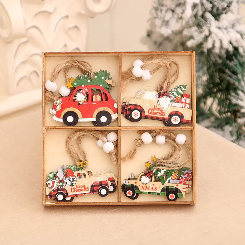 OrnamentGnomes – Wooden Hanging Decorations for Christmas