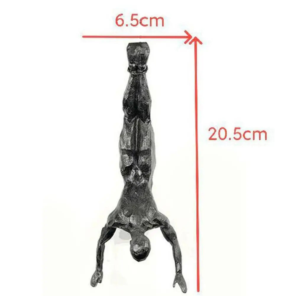Atleta Escalada Rocha Homem Resina Fundo Parede Decoração
