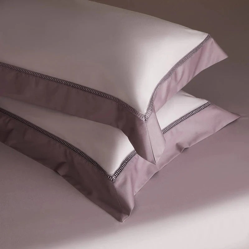 Juego de funda nórdica Mystique Mauve (algodón egipcio)