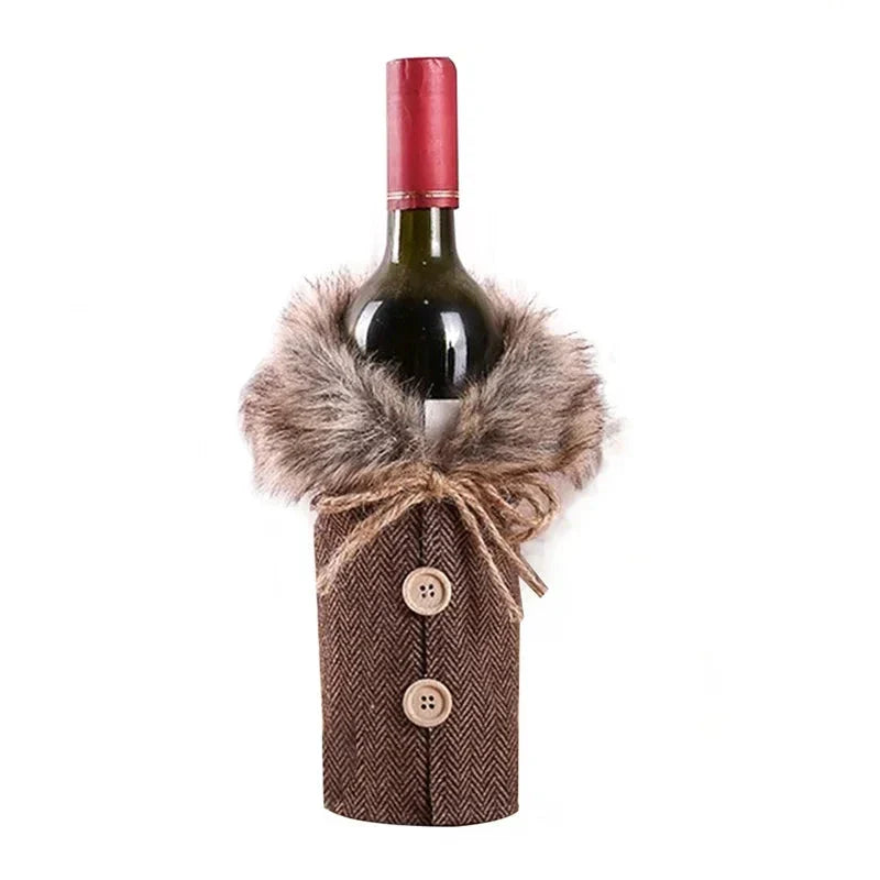 WineWrap - Wine Bottle Cover for Christmas