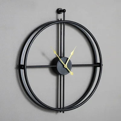 LuxeTijd - Silent Wall Clock 50/60cm for Modern Interiors