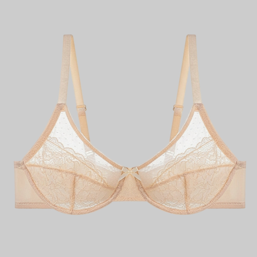 Lace Bra Underwire Comfortable Lift Elegant Support