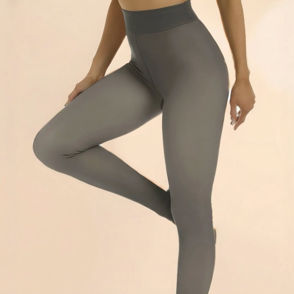 Womens Thermal Leggings Fleece Lining Warming Properties