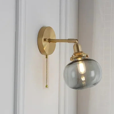 LichtKroon - Modern Wall Lamp with Pull Switch