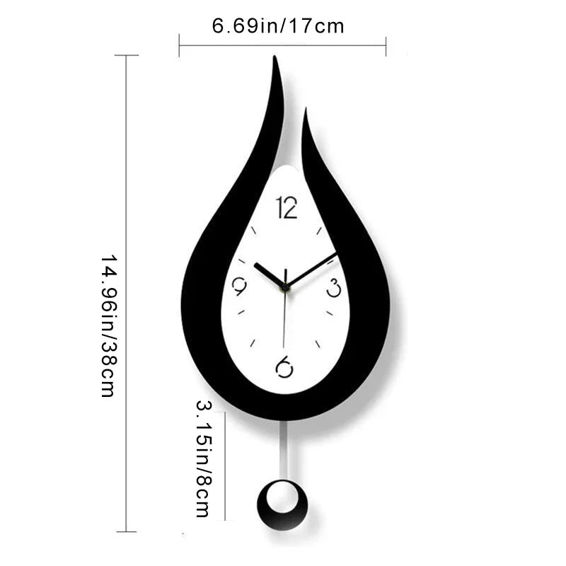 WaterDrop - Modern Minimalist Pendant Wall Clock
