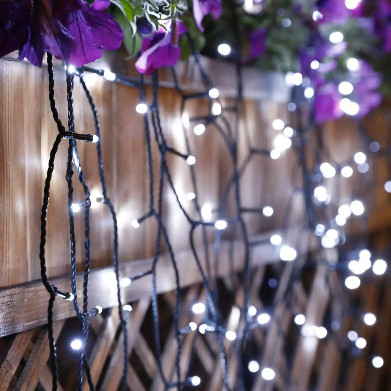 EcoGlow - Guirlanda de Energia Solar 300LED para Natal