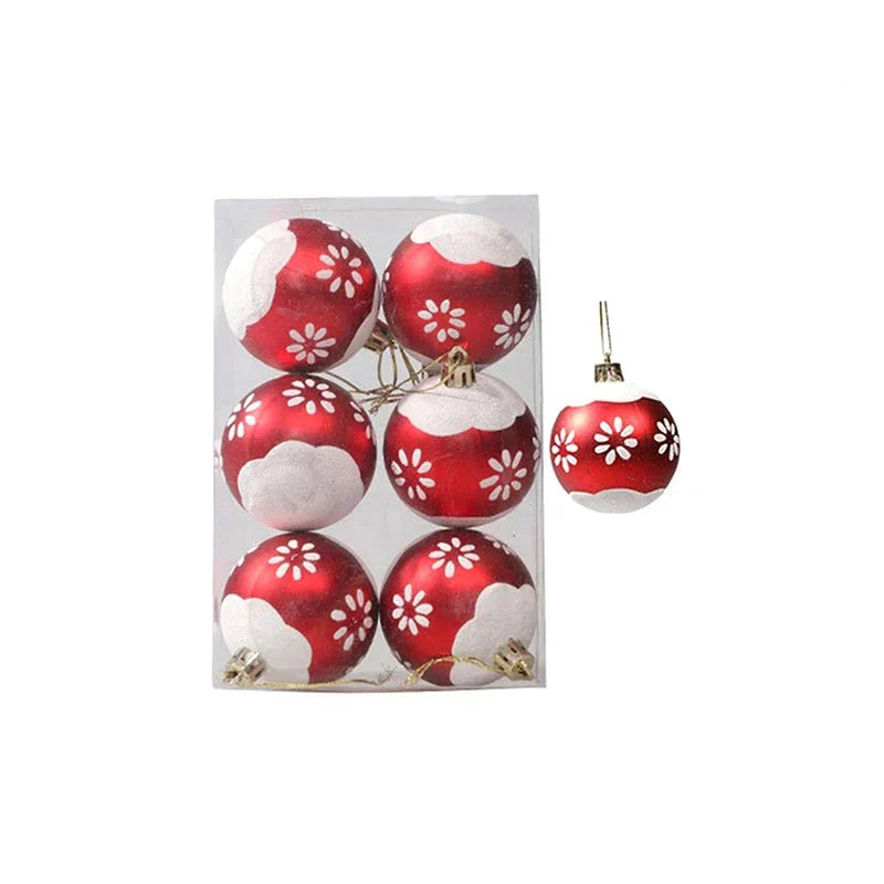 WinterGlans - Elegant Snowflake Christmas Ornaments