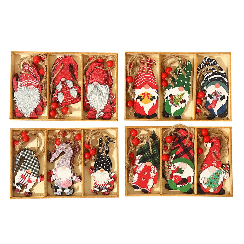 OrnamentGnomes – Wooden Hanging Decorations for Christmas