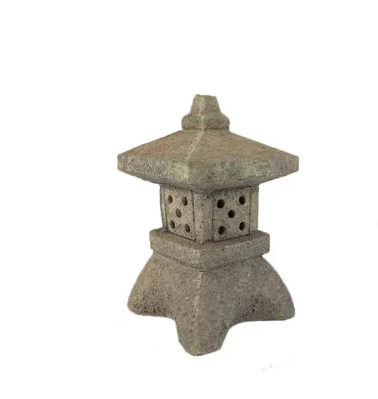 Farol de jardín japonés – Iluminación exterior solar LED resistente a la intemperie para jardines zen