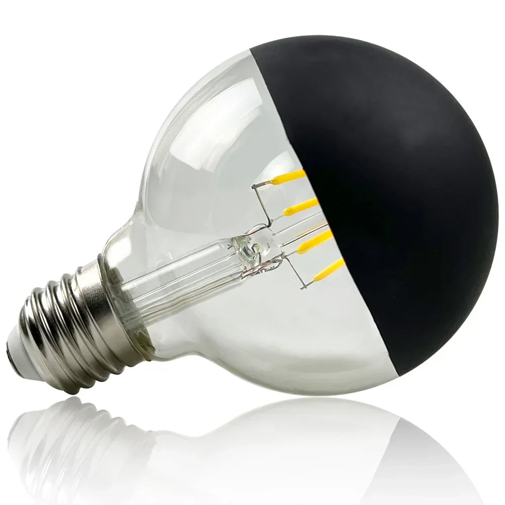 RetroGlow - Vintage LED Table Lamp with Wooden Base, Dimmable and Warm Light
