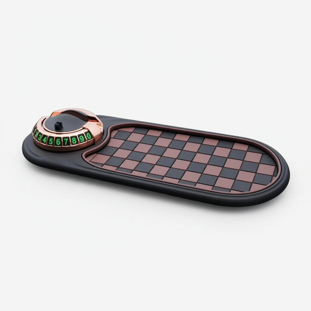 Car Phone Holder Dashboard Mat Non Slip Storage Compartment