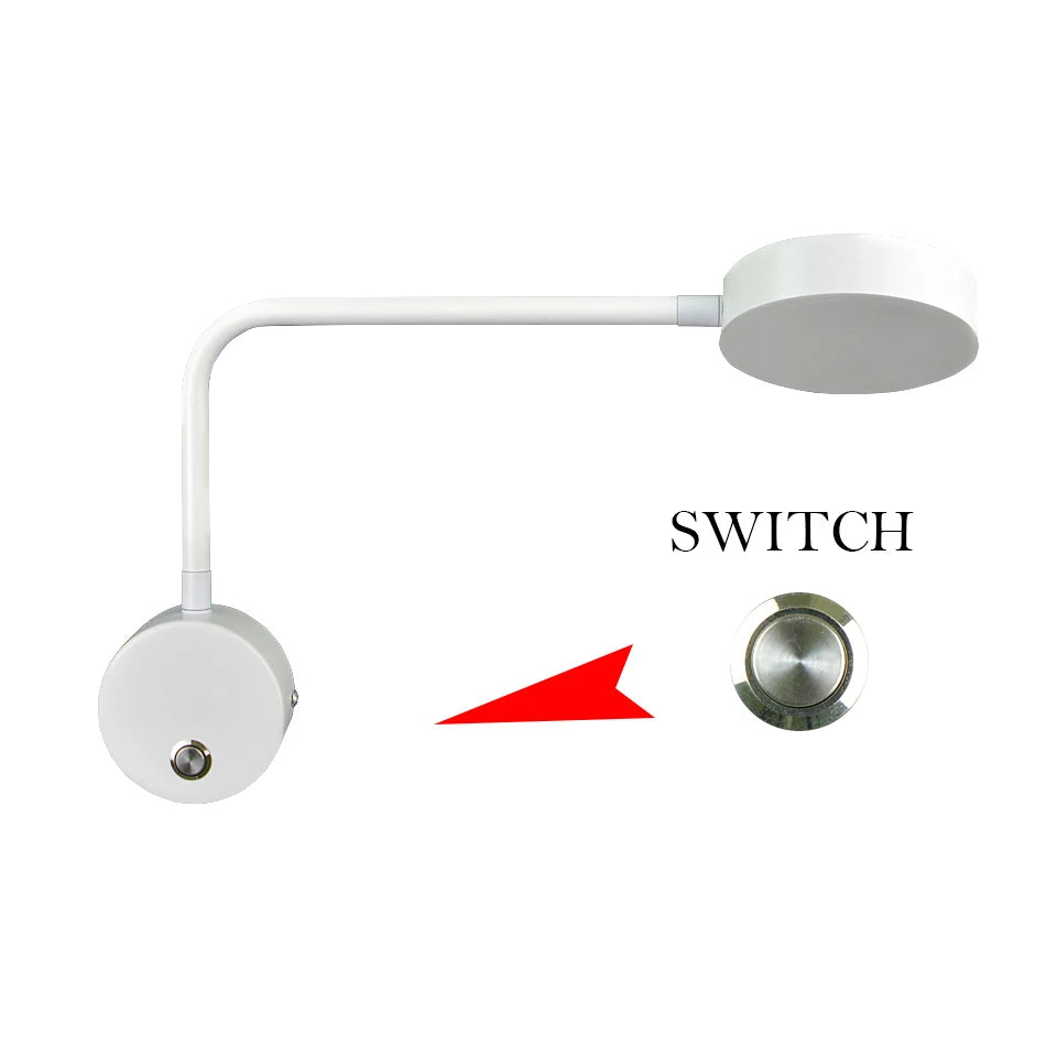 NordicGlow - Rotatable LED Wand Lamp for Living Room and Bedroom
