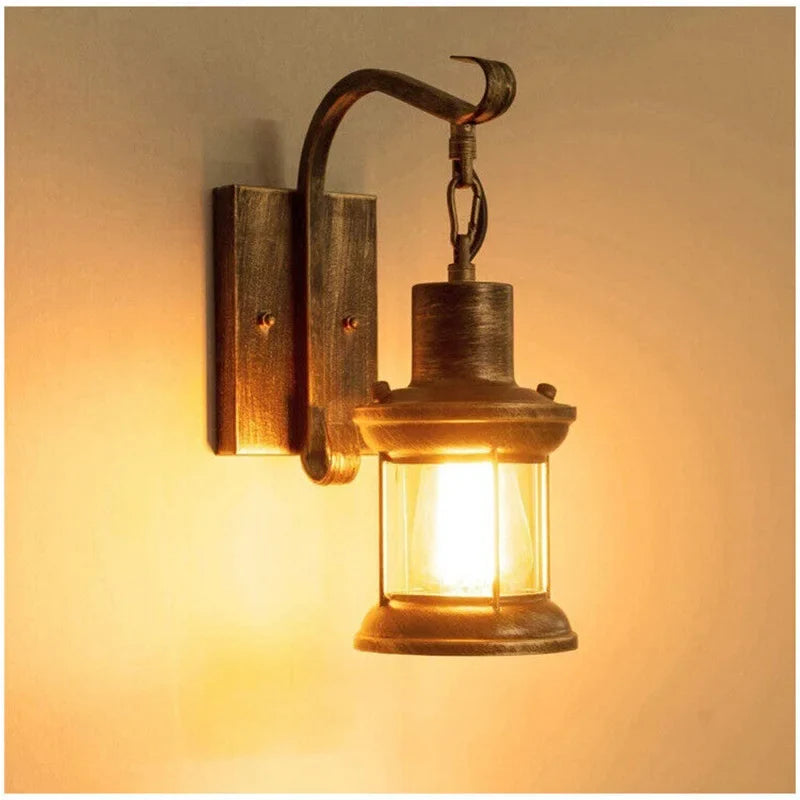 TimelessGlow – Antique Wall Lamp for Loft & Interior