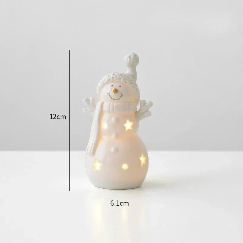 SnowGlow - Illuminated Ceramic Snowman