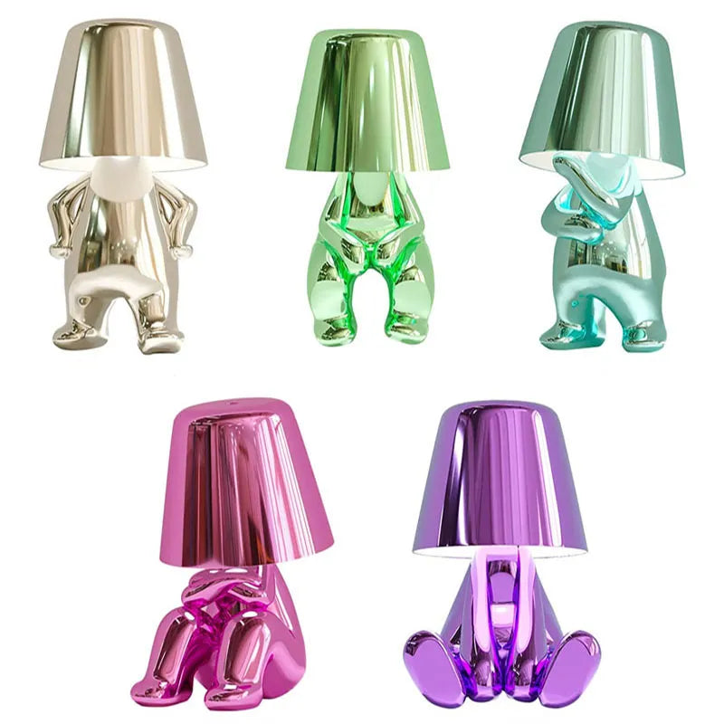 ThinkLuxe - Modern LED Table Lamp Resin Base