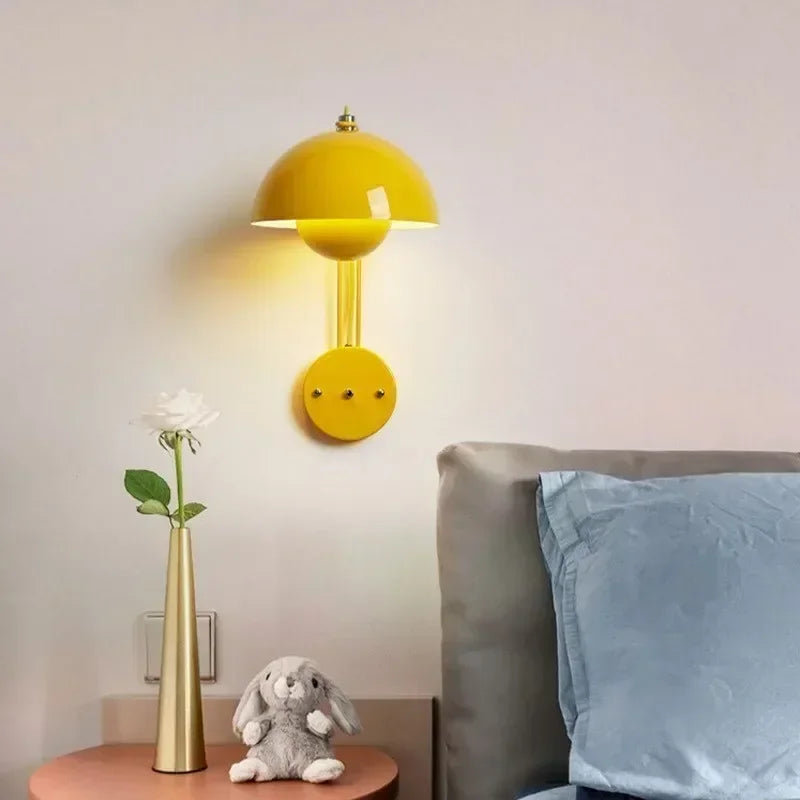 NordicGlow - Minimalist Multicolor LED Wall Lamp for Bedroom and Living Room