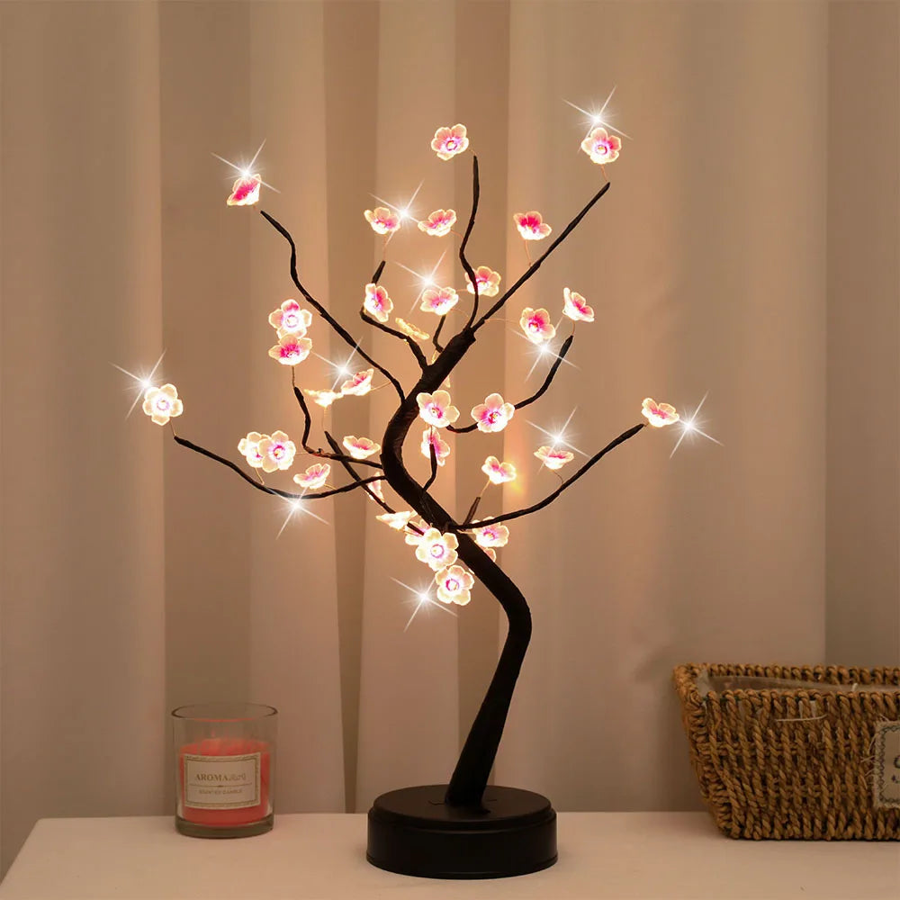 BlossomGlow - Lampada da albero bonsai a LED