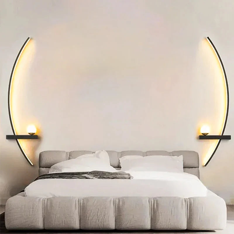 StripeGlow - Modern LED Wall Lamps for Stylish Interiors