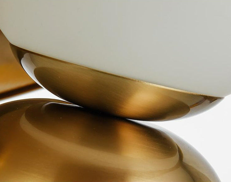 LuxeLume - Golden Table Lamp with LED Lighting