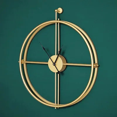 LuxeTijd - Silent Wall Clock 50/60cm for Modern Interiors