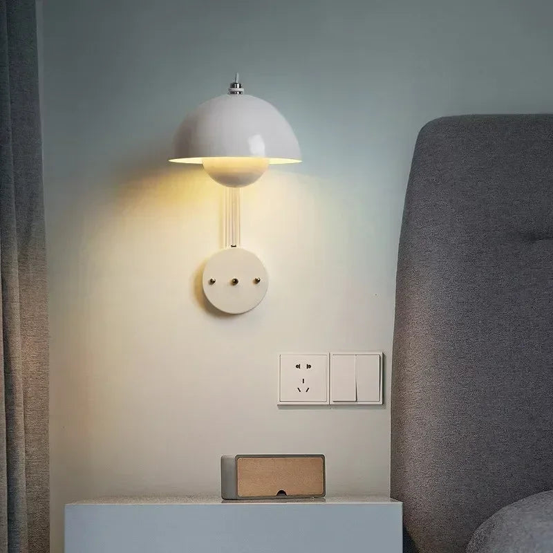 NordicGlow - Minimalist Multicolor LED Wall Lamp for Bedroom and Living Room