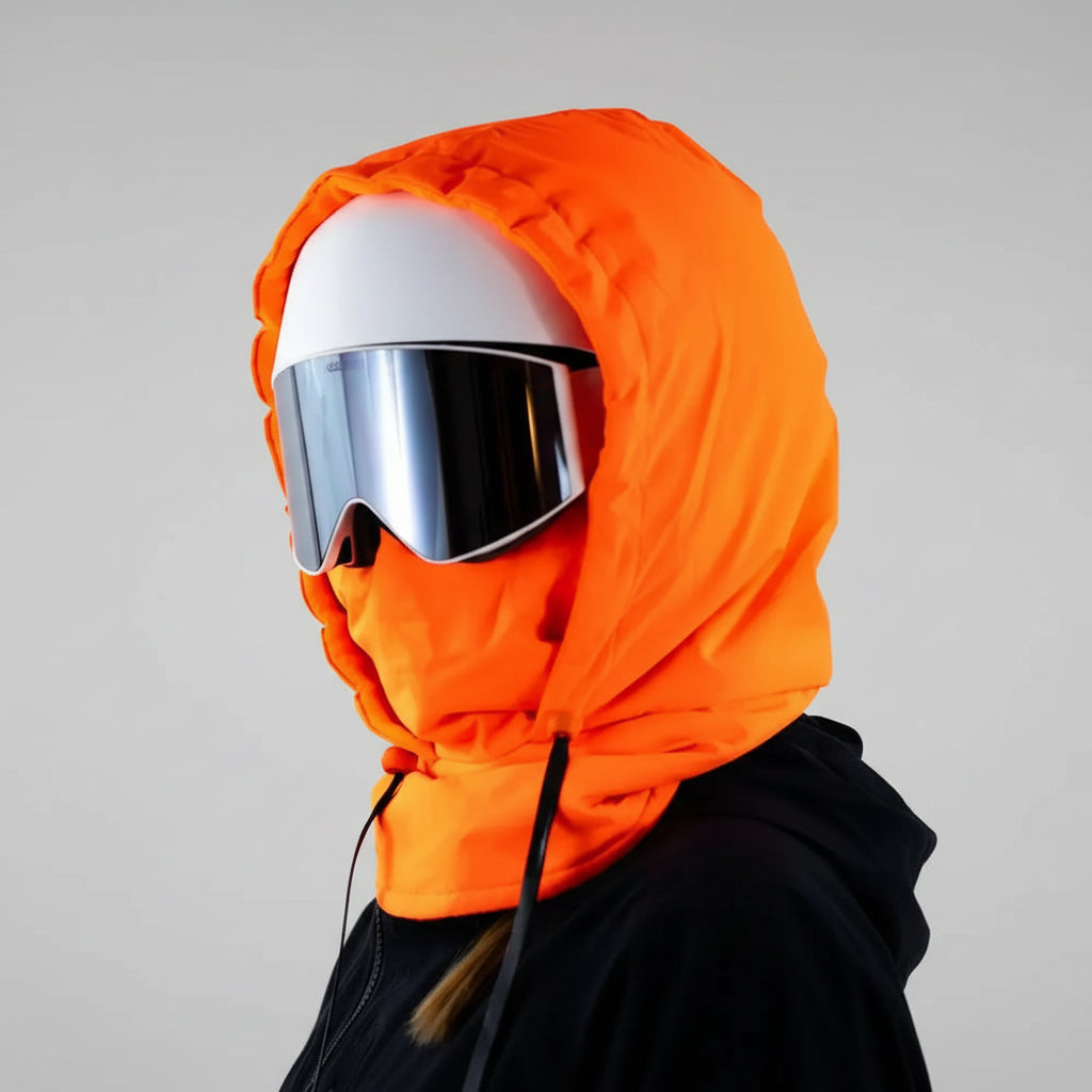 Waterproof Fleece Hat Outdoor Activities Windproof Adjustable 3in1 Function
