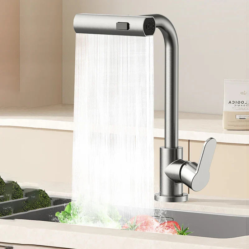 CascadeFlow – Grifo de cocina con cascada giratoria