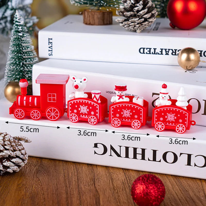 KerstExpress - Treno di Natale di Plastica Festivo per Decorazione