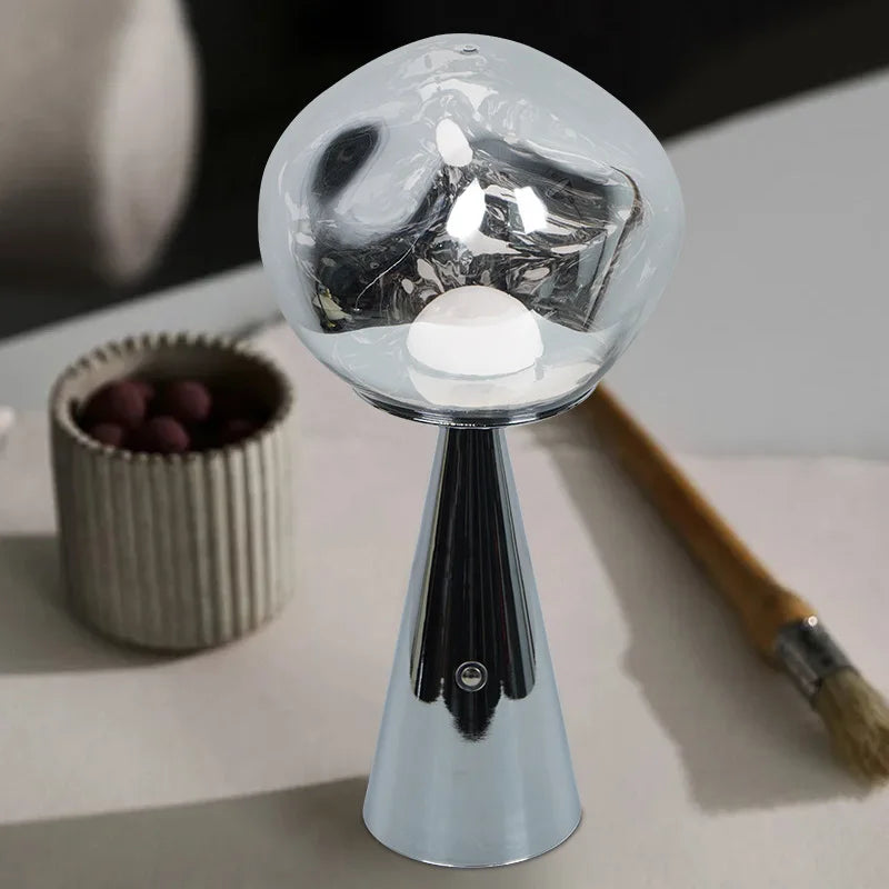 LavaGlow - Modern Mini Table Lamp with LED Light | Decorative Lighting