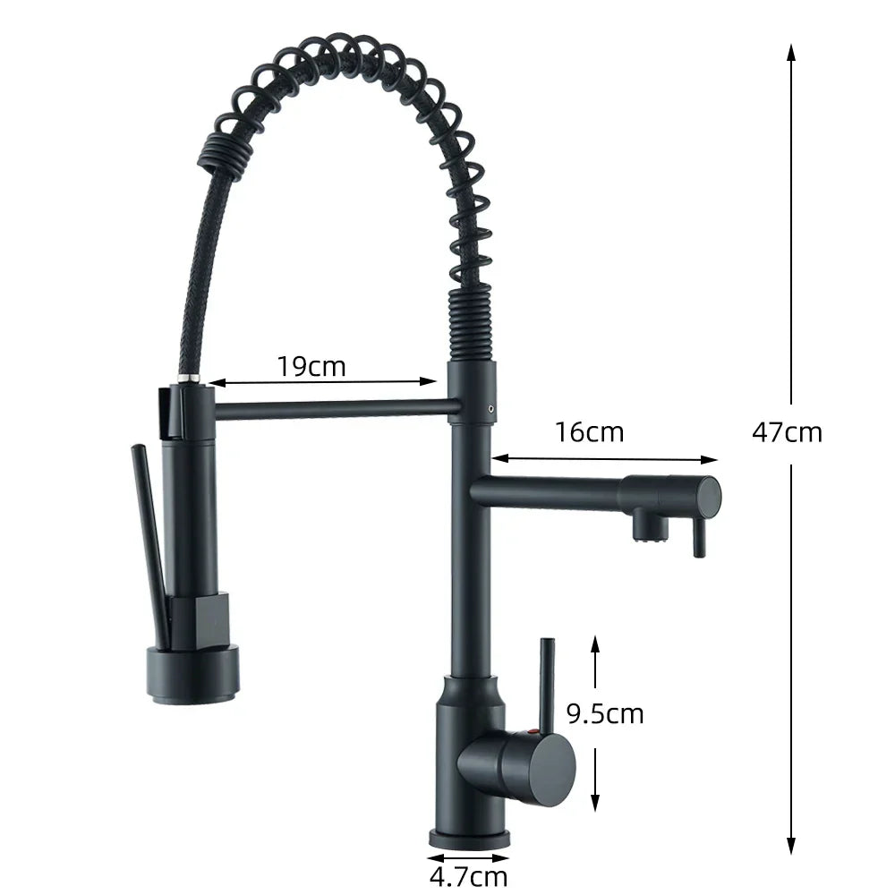 SpringFlex – Rubinetto da cucina con doppia uscita