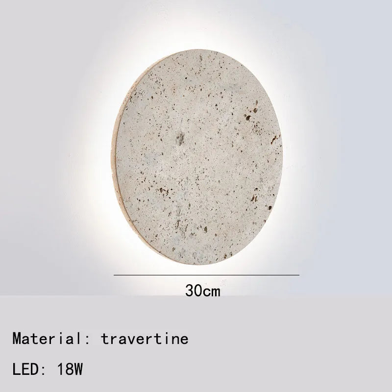 ZenGlow - Minimalist Wall Lamp in Wabi-Sabi Style