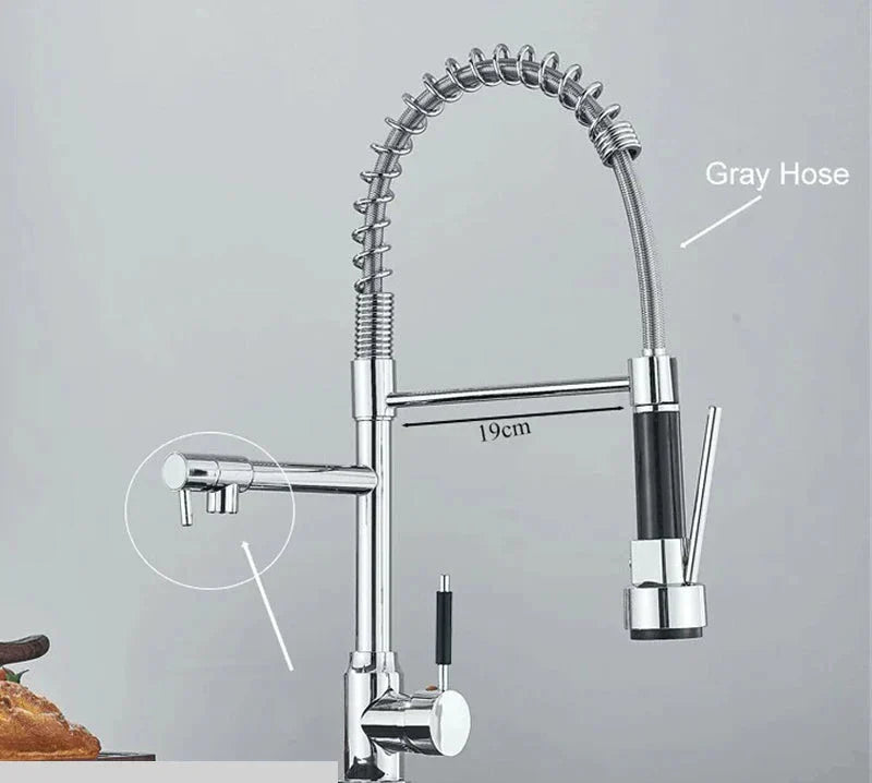 FlexiNickel – 360° Rotating Kitchen Mixer Tap