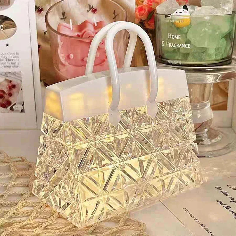 LumiBag - Creative Dimmable LED Night Light in Handbag Shape for Bedroom & Living Room