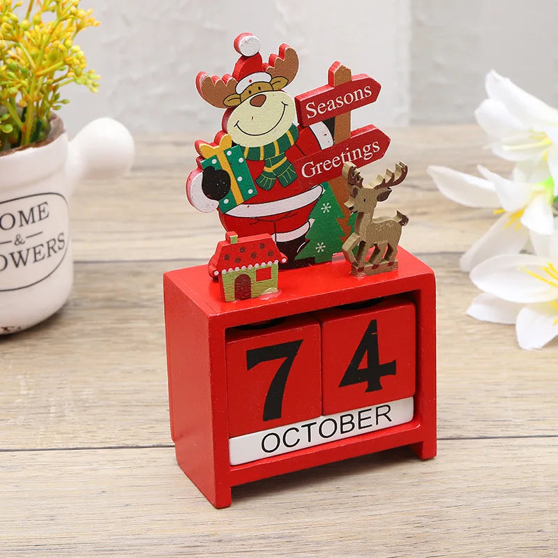 SantaBoom - Wooden Santa Christmas Tree for Festive Decoration