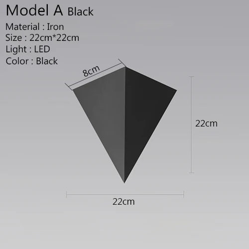 TriangleLight - Minimalist LED Wall Lamp 3W | Indoor Lighting