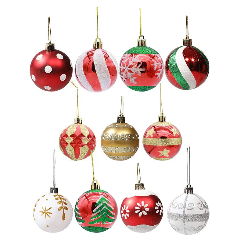 WinterGlans - Elegante Sneeuwvlok Kerstballen