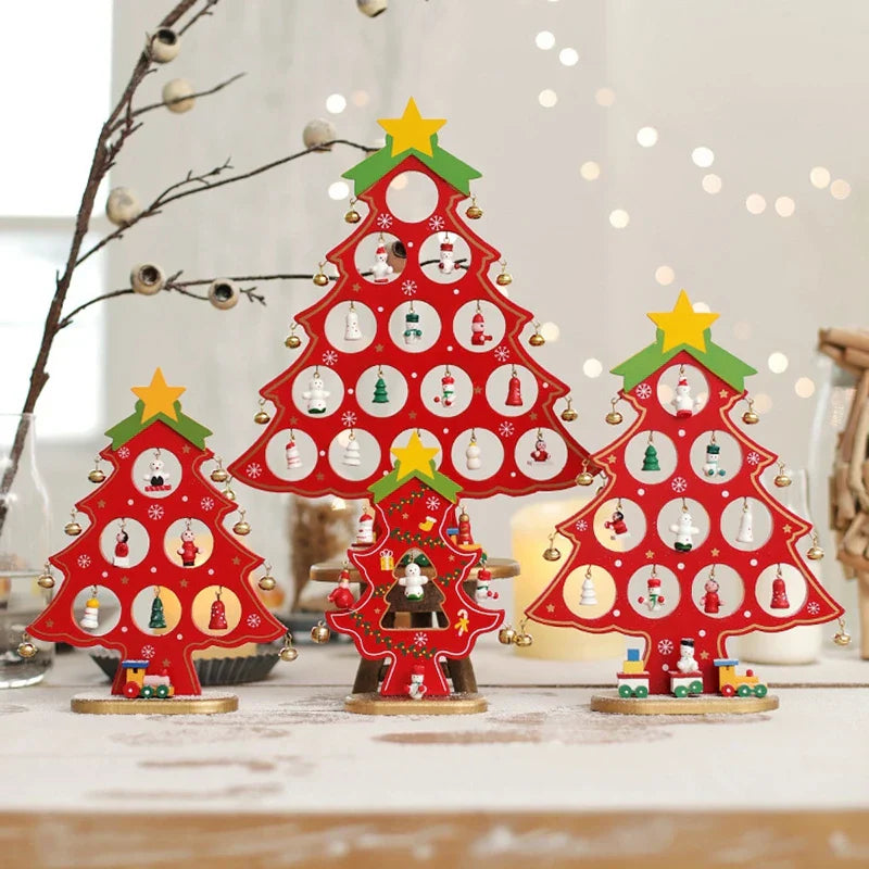 ElegantBoom - Wooden Christmas Decoration for Desk