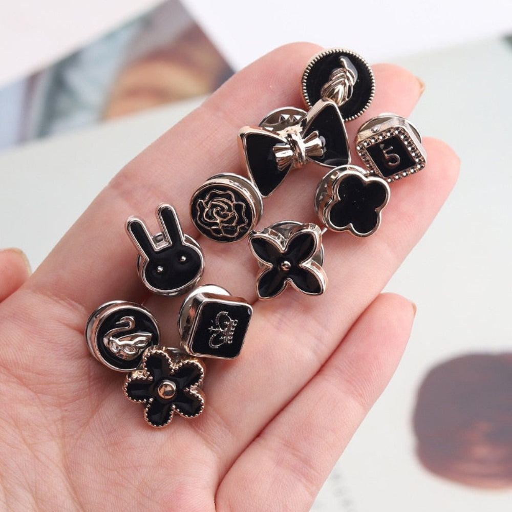 Snap Buttons Clothing Magnetic Metal Closure Blouses