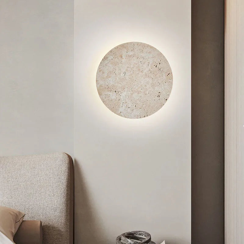 ZenGlow - Minimalist Wall Lamp in Wabi-Sabi Style
