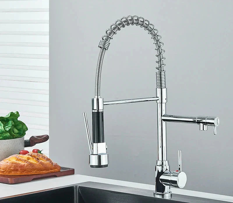 FlexiNickel – Rubinetto da cucina girevole a 360°