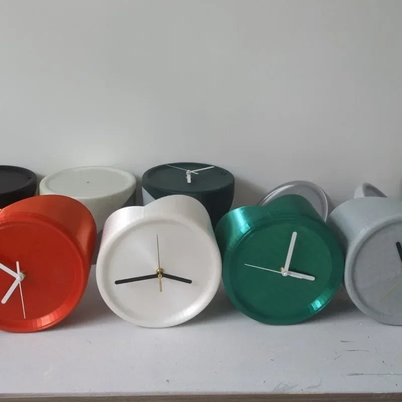 SilentCorner - Stille Wandklok zonder Boren voor Hoeken in Huis