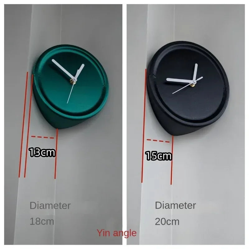 SilentCorner - Silent Wall Clock without Drilling for Corners in the House