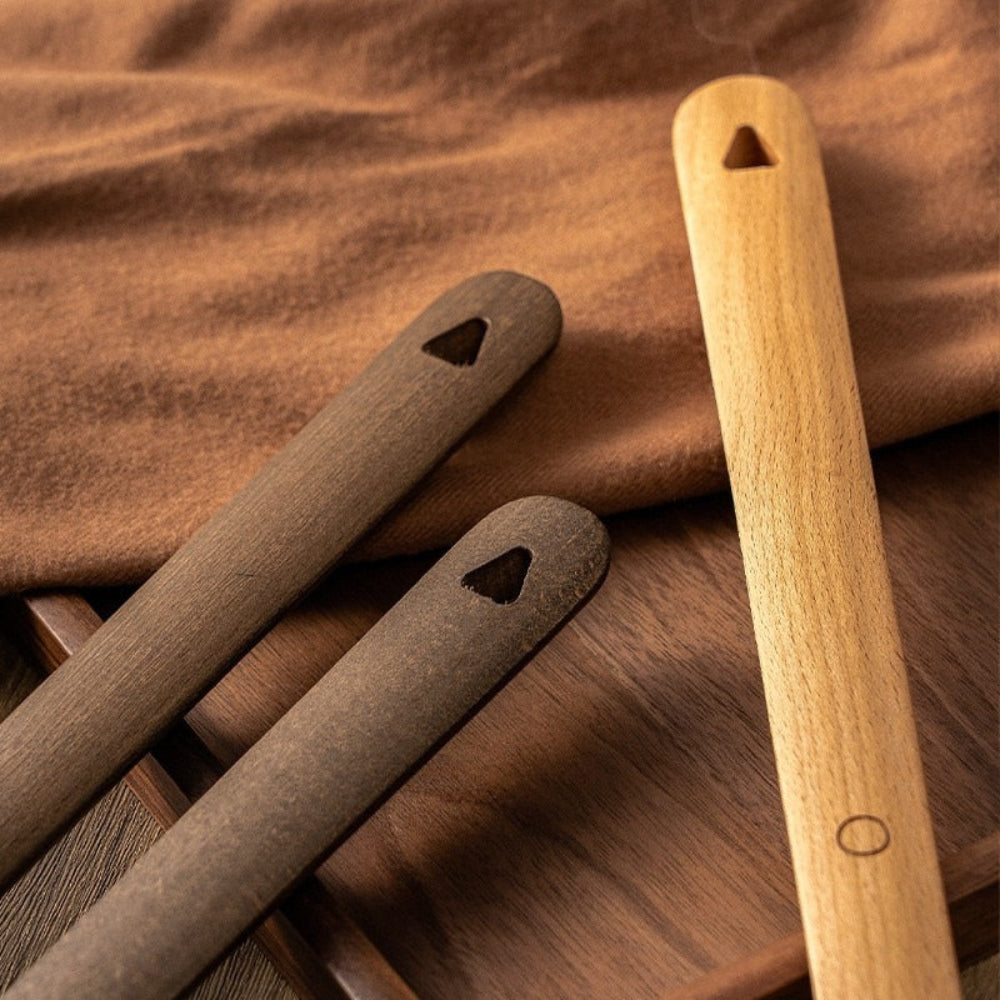 Long Cleaning Tool Wooden Shoe Horn