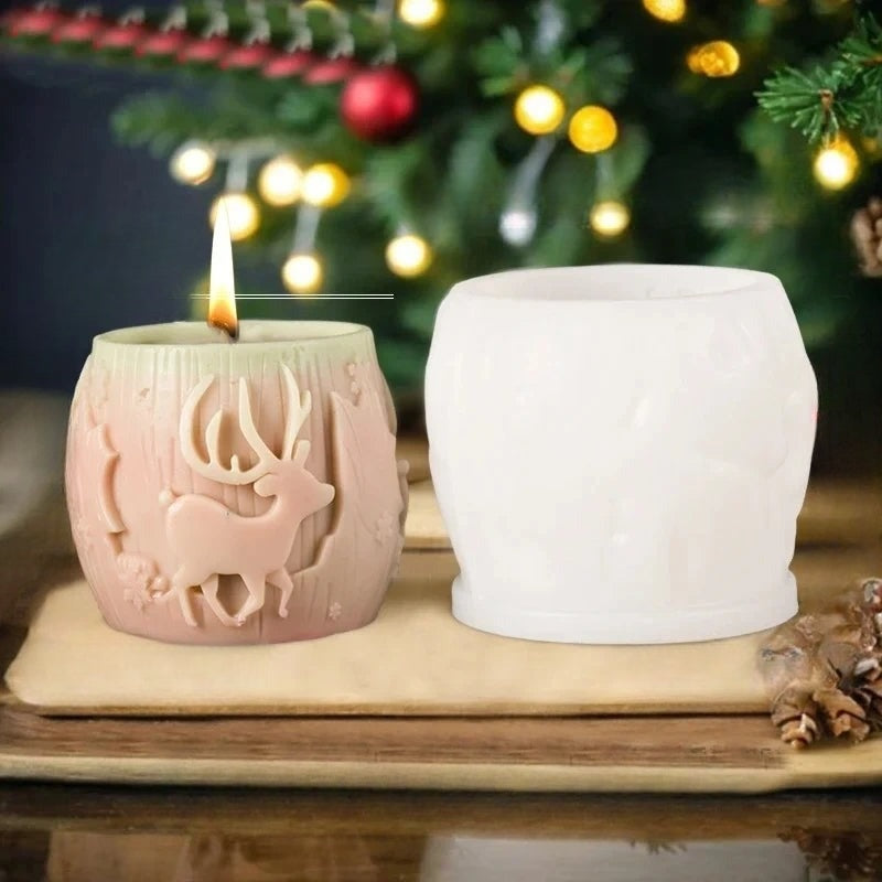 ElkMold – Elegant 3D Christmas Candle Molds