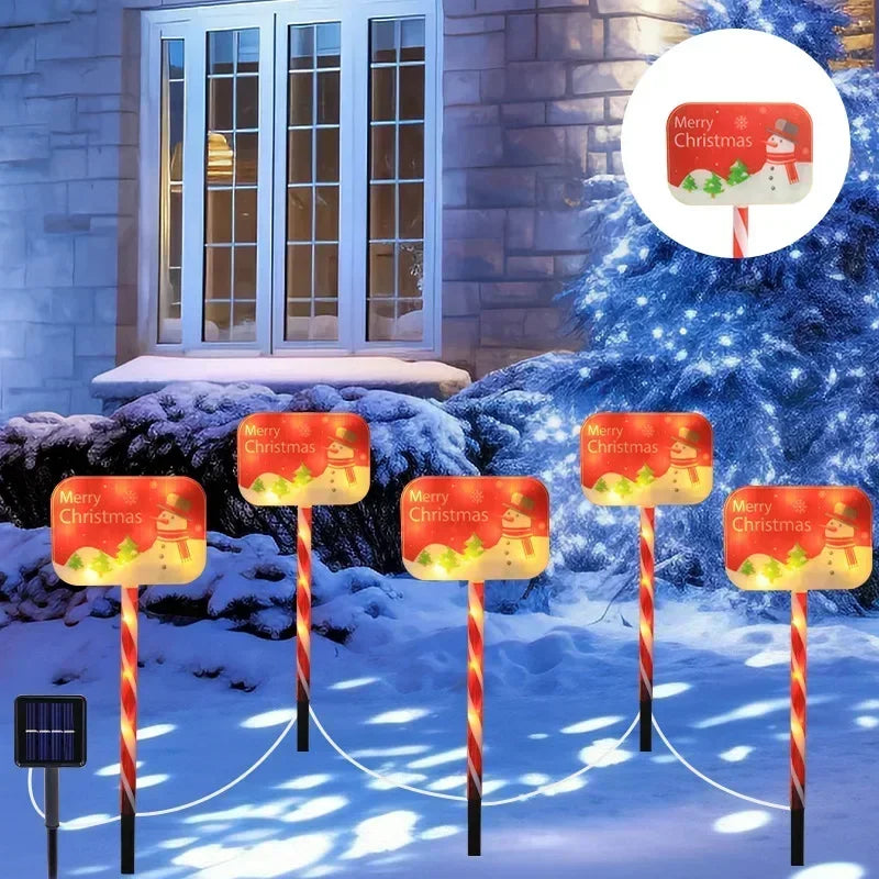 WinterGlow - Waterproof Garden Lamps for Christmas
